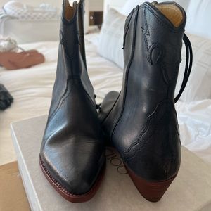 Free People New Frontier Western Boots Sz 40